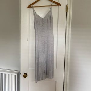 Midi Dress Black+white Dot From A+F sz xs